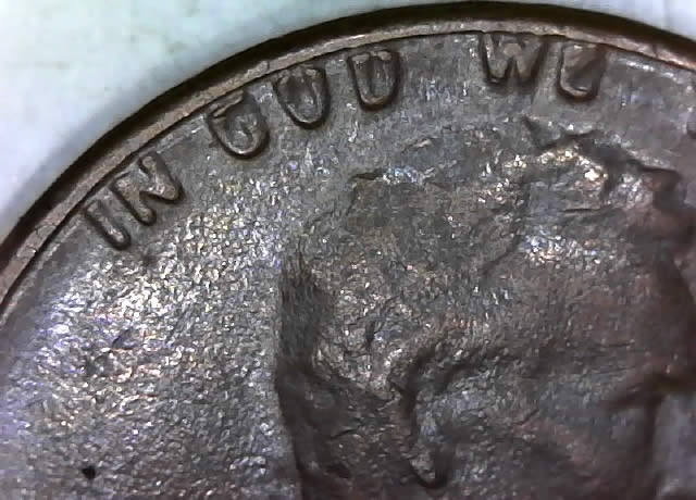 1982-P-Lincoln-Cent-With-Peripheral-Die-Expansion-And-Erosion-Beginning?